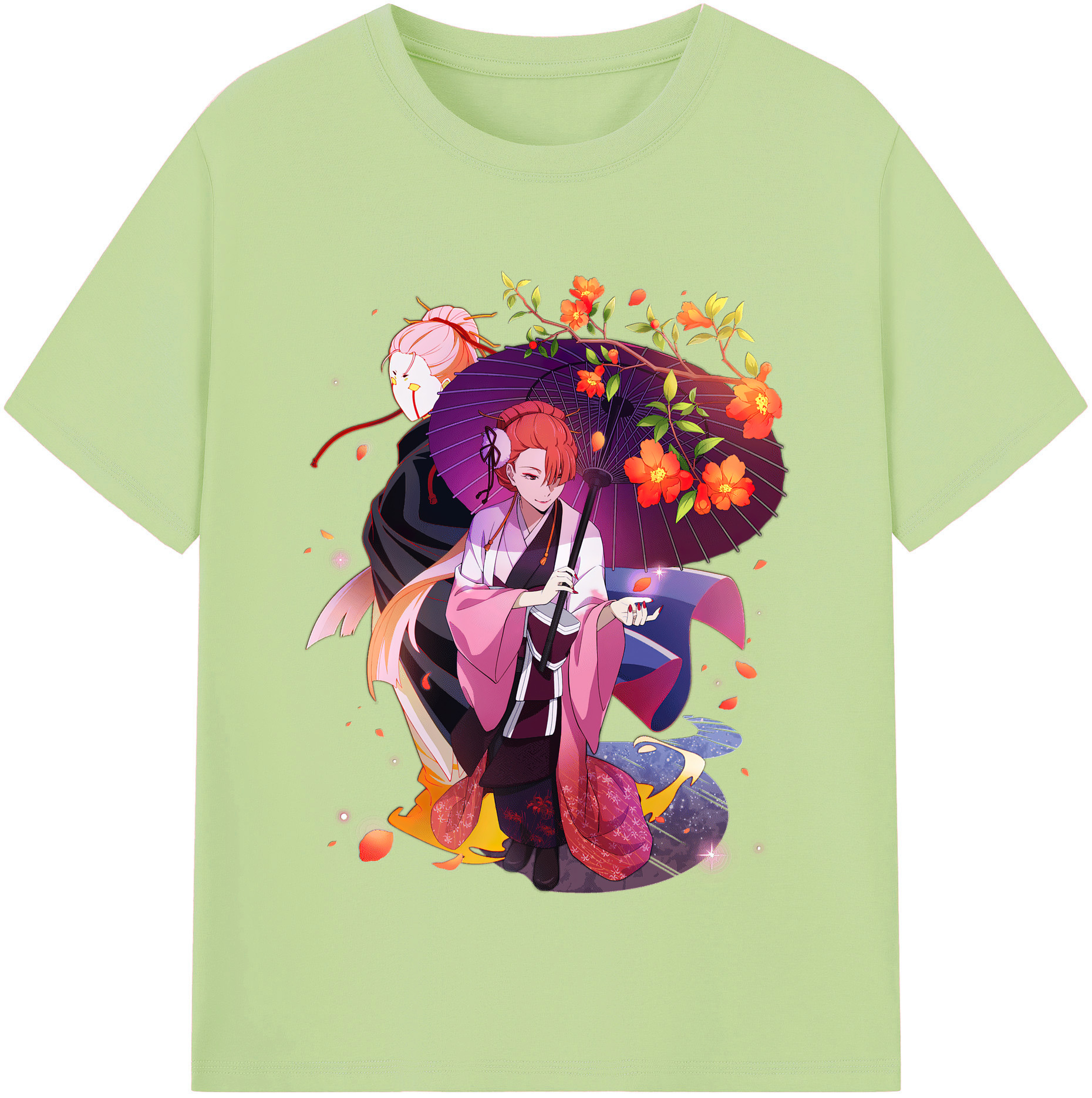 （画像用） 文豪ストレイドッグス Bungo Stray Dogs 綿100％半袖Tシャツ（フロントプリント）